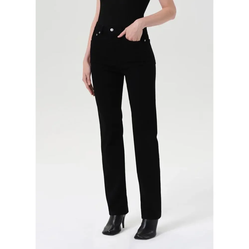 AGOLDE 90's Pinch Waist Straight Long Jeans in 